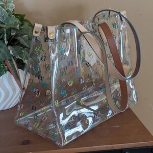Dooney & Bourke Clear Multicolor Tote